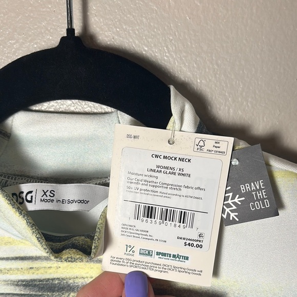 DSG Women's Striped Long Sleeve Top - Picture 2 of 8